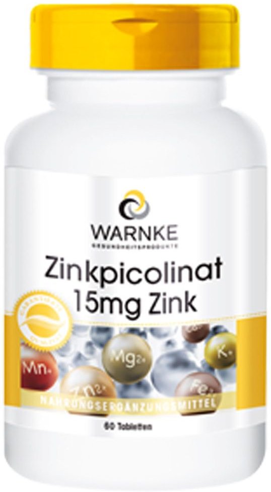 Zinkpicolinat 15 mg Zink Tabletten 60 St