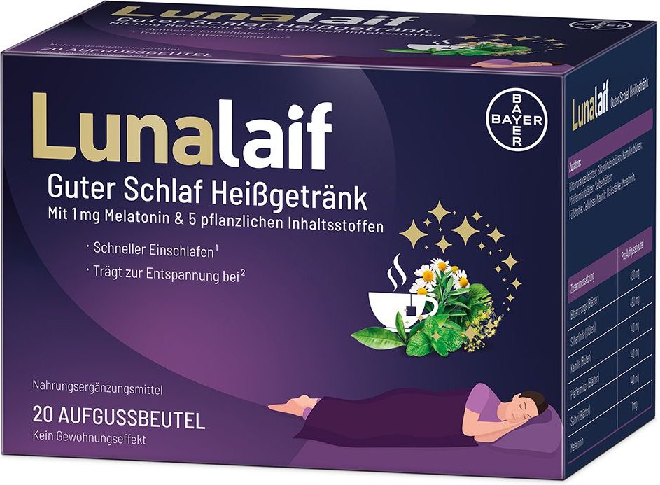Lunalaif Guter Schlaf Heißgetränk Beutel