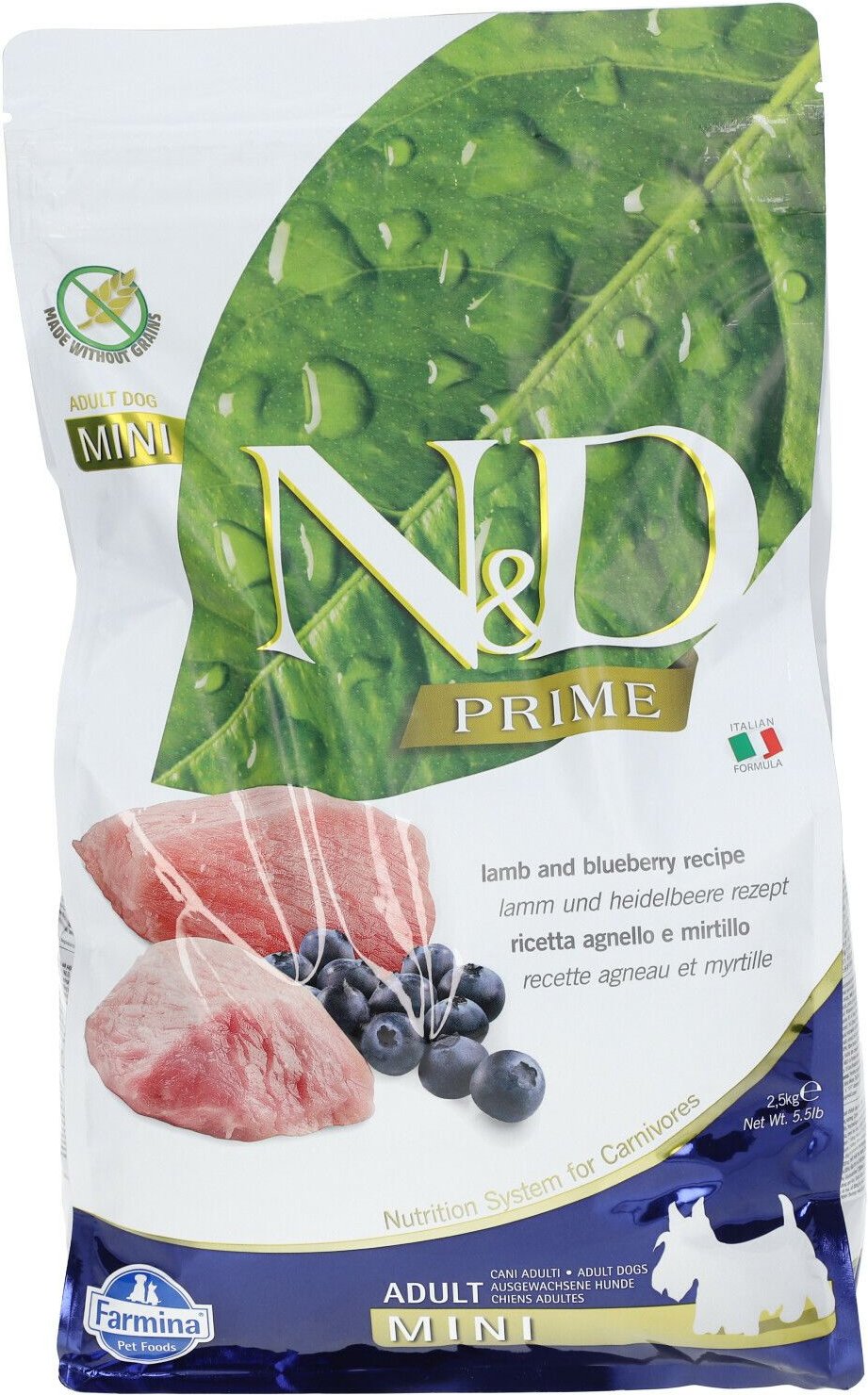 N&D DOG Agnel Mirt AD Mini2,5K 2500 g Pellets