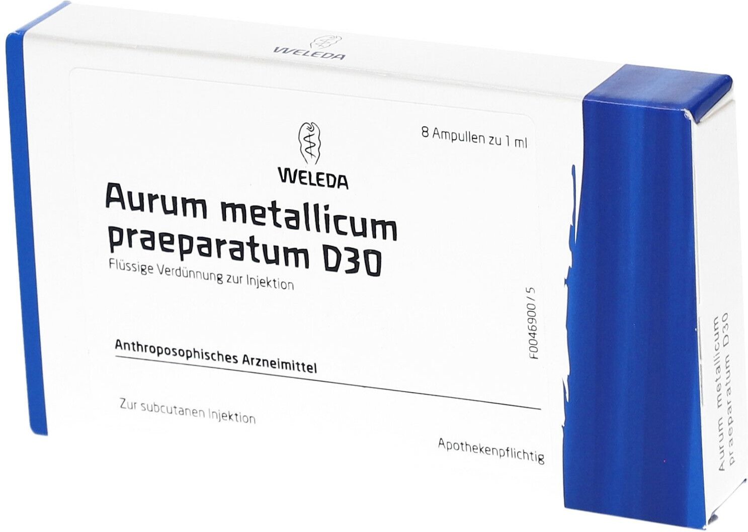 Aurum Metallicum Praeparatum D 30 Ampullen 8 St