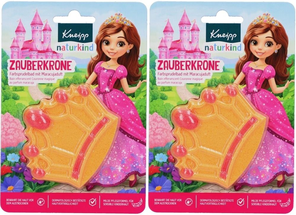 Kneipp naturkind Zauberkrone Farbsprudelbad 2x 2x1 St Salz