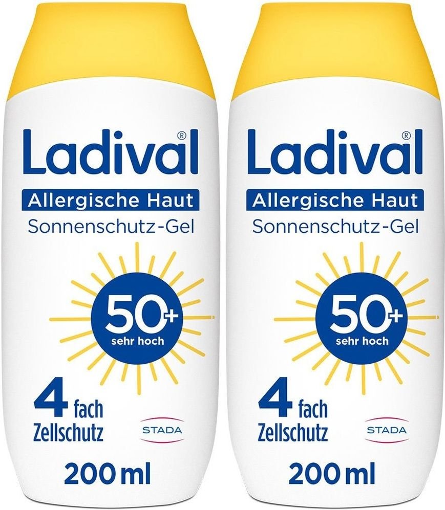 Ladival Allergische Haut Sonnenschutz-Gel LSF 50+ x2 2x200 ml Gel