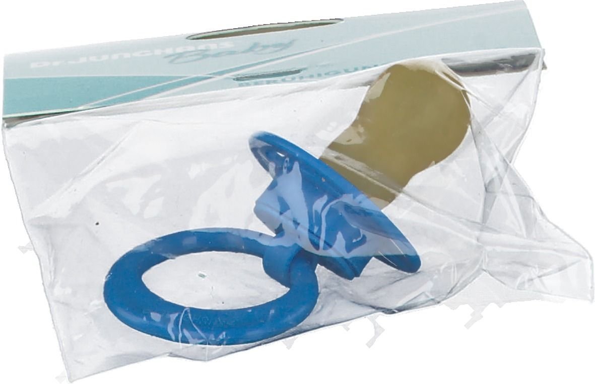 Beruhigungssauger kirschf.Lat.ab 6 M.blau 1 St Schnuller