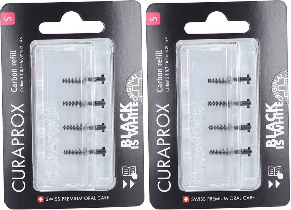 Black IS White Carbon S x2 2x4 St Zahnbürste