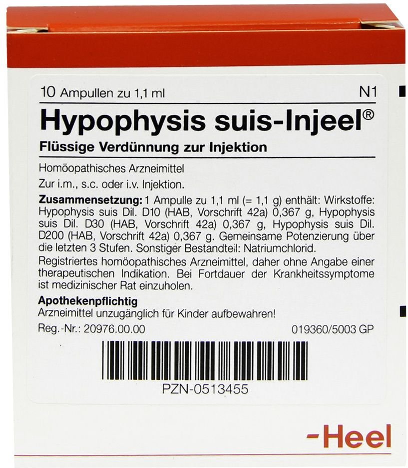 Hypophysis Suis Injeel Ampullen 10 St