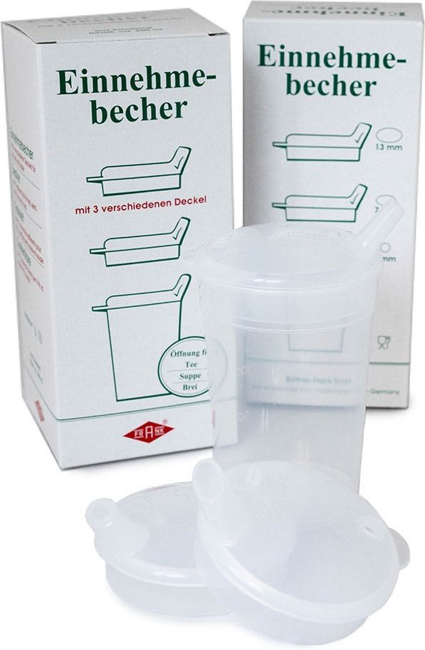 Einnehmebecher Kunststoff mit