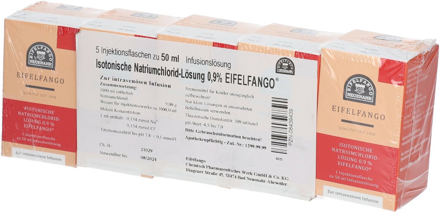 Isotonische Nacl Lösung 0,9% Eifelfango
