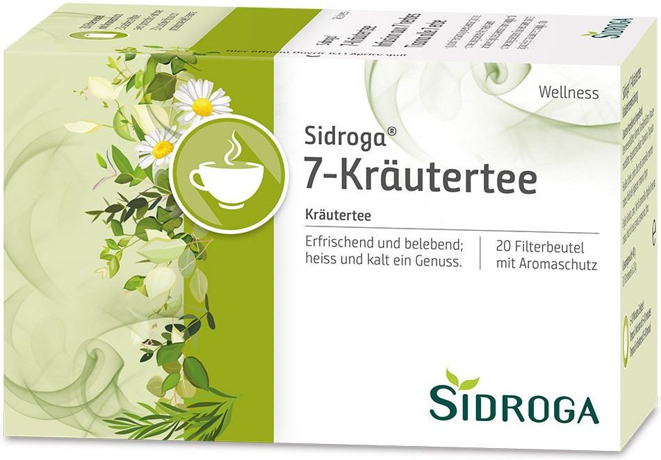 Thumbnail - Sidroga Wellness 7-Kräutertee Filterbeutel 20x2 g Tee
