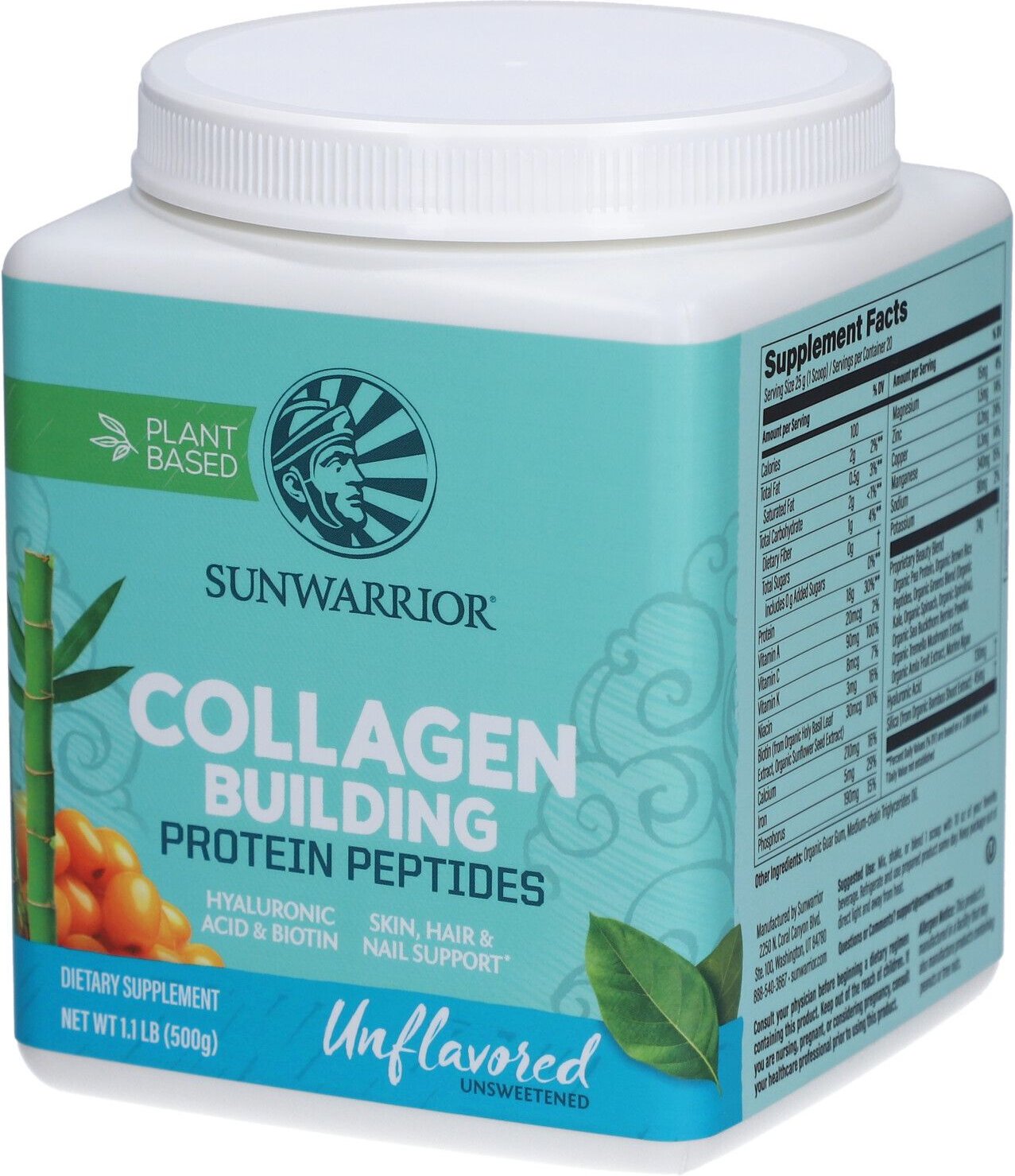 Collagen Building Protein Peptides Natural 500 g Pulver