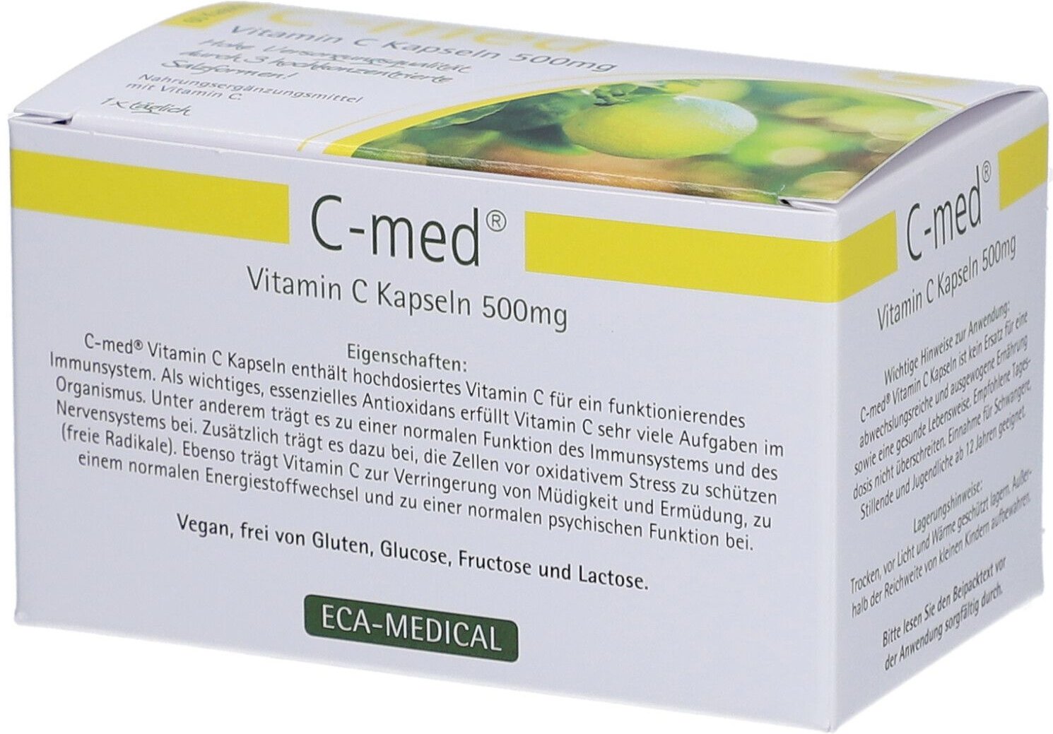 C-Med KPS 500Mg Gepuffert 60 St Kapseln