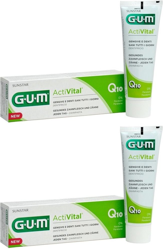 GUM Activital Zahnpasta x2 2x75 ml