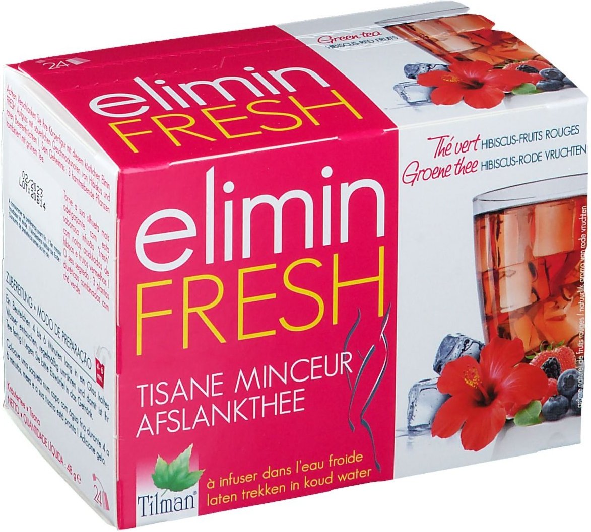 Tilman Elimin Fresh Thee Hibiscus/Rode Vruchten ok Nlfr 24 St Filterbeutel
