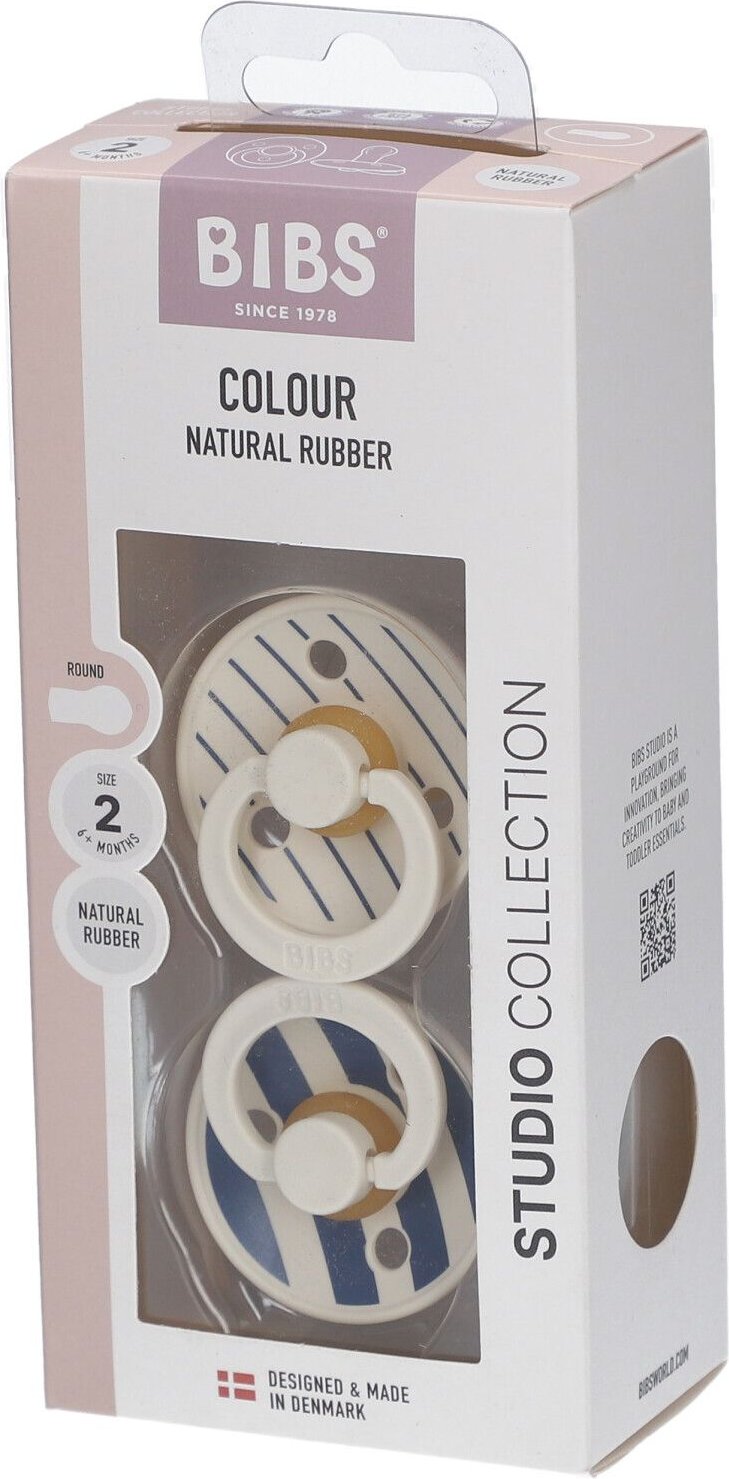 Bibs 2 - Studio Duo Pin Steel Blue St Sauger