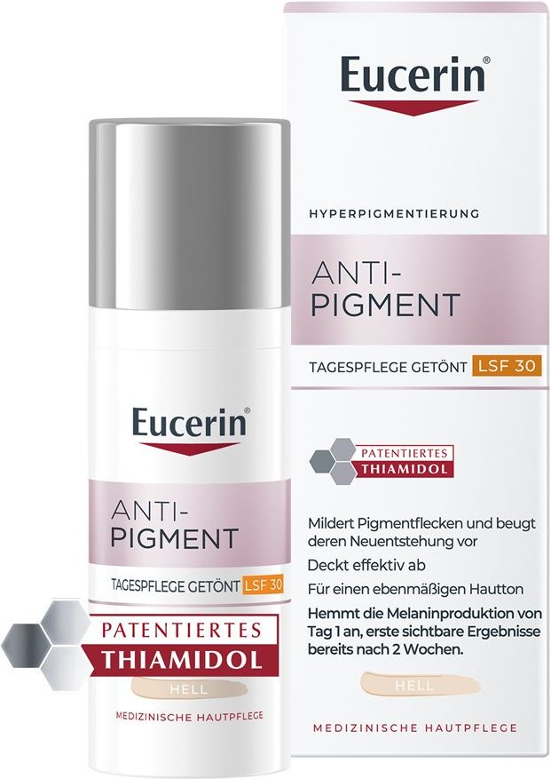 Thumbnail - Eucerin Anti-Pigment Tag getönt hell LSF 30 50 ml Tagescreme