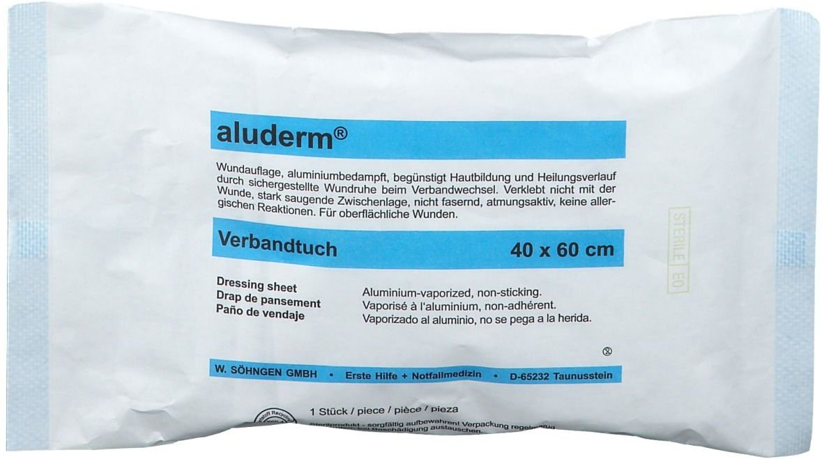 Aluderm Verbandtuch 40x60 cm 1 St Tücher