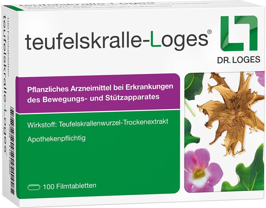 Teufelskralle-Loges Filmtabletten 100 St