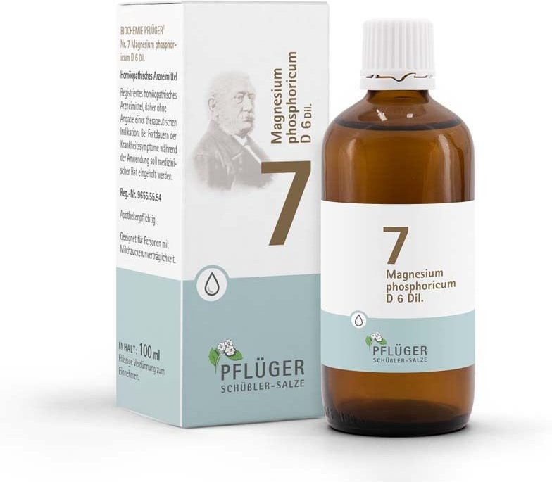 Thumbnail - Biochemie Pflüger 7 Magnesium phosphoricum D 6 Tro 100 ml Tropfen