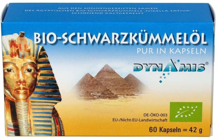 Schwarzkuemmel Aegypt PUR Bio 60 St Kapseln