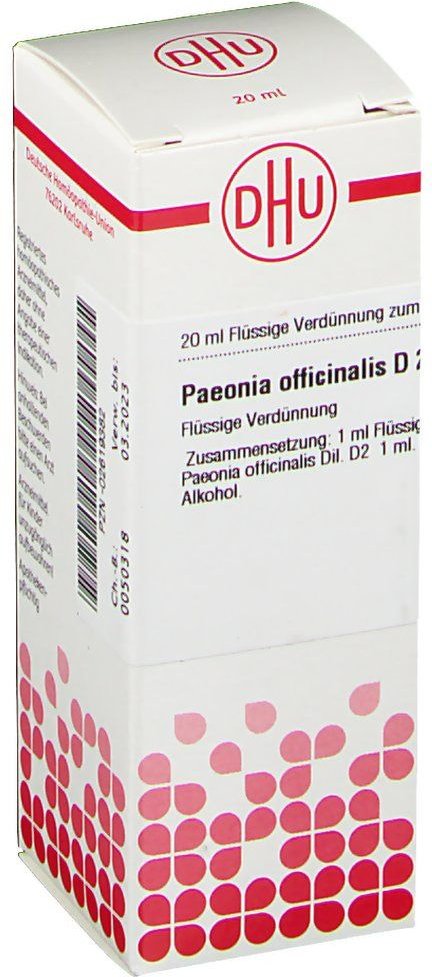 Paeonia Officinalis D 2 Dilution 20 ml