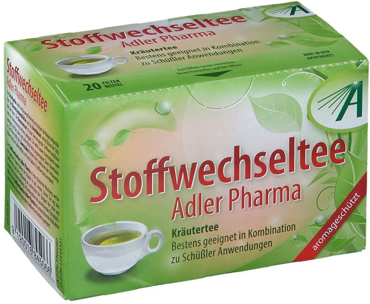 Adler Stoffwechseltee Filterbeutel 20 St
