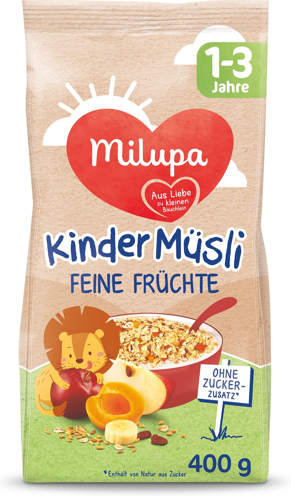 Milupa Kindermüsli Früchte 400 g Müsli
