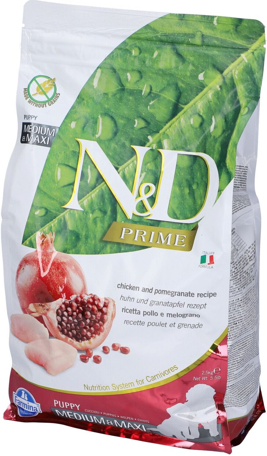 N&D Prime DOG Ch&Pom P Mm2,5Kg 2500 g Futter
