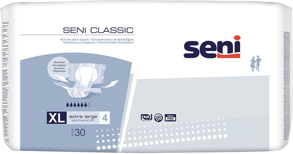 Seni Classic Inkontinenzslip XL 30 St Windeln