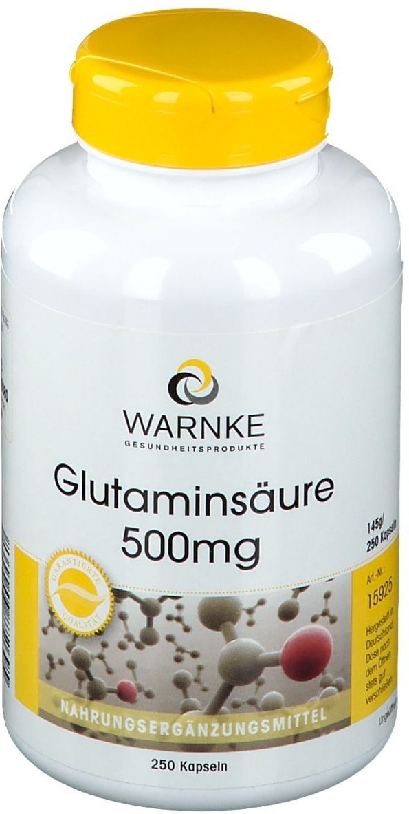 Glutaminsäure 500 mg Kapseln 250 St
