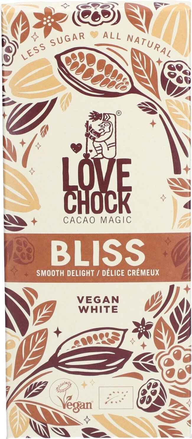 Lovechock Bliss geschmeidige Weiße Bio 70 g Schokolade