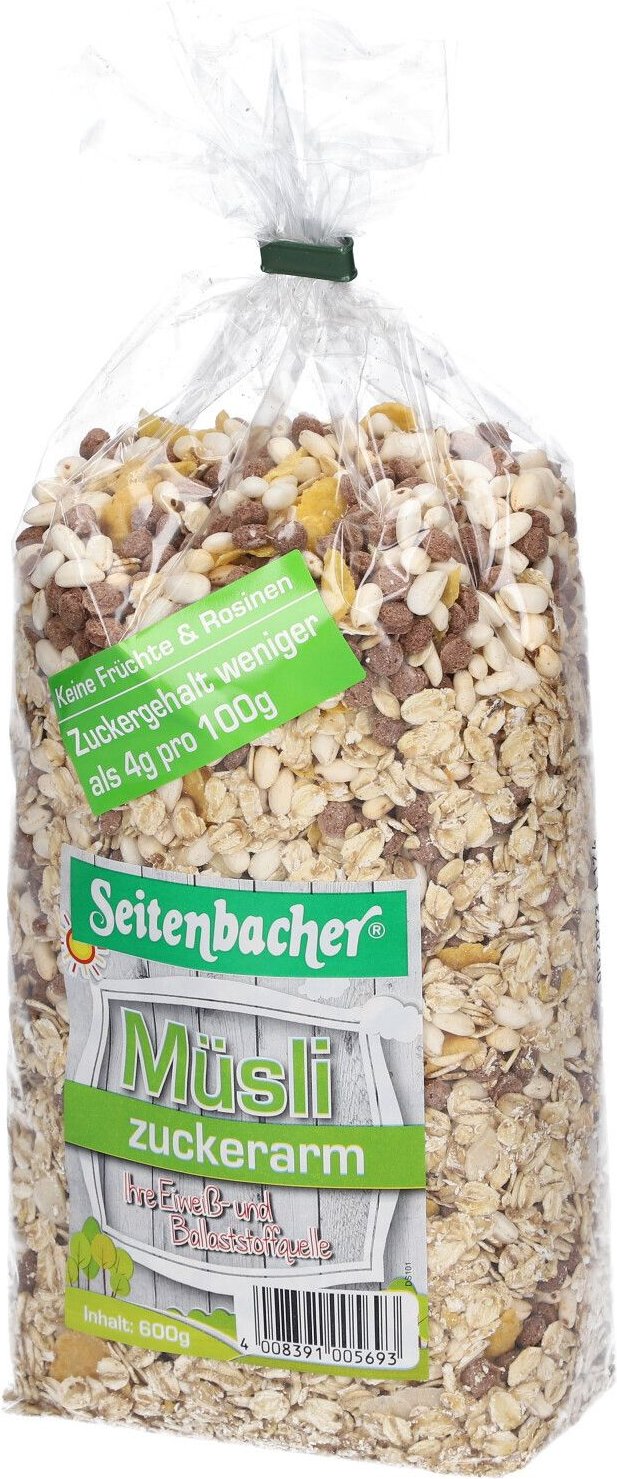 Seitenbacher Sb.-Müsli Zuckerarm 600 g Müsli