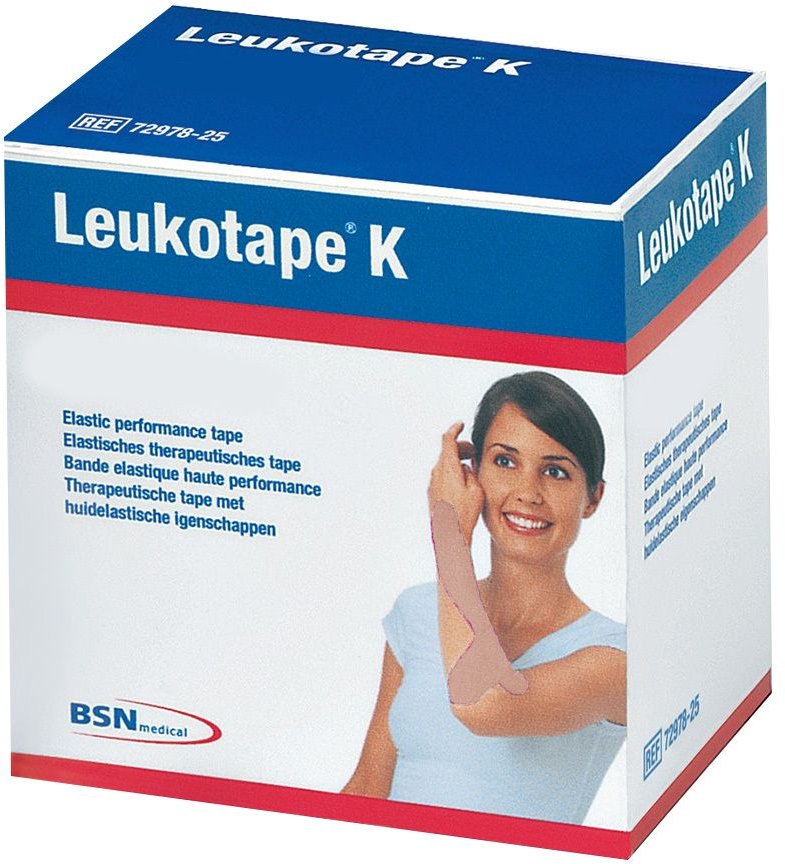 Leukotape K 2,5 cm hautfarben 1 St Verband