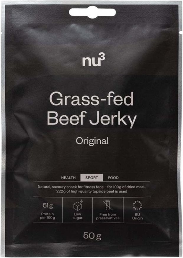nu3 Beef Jerky, Original 50 g Sonstige