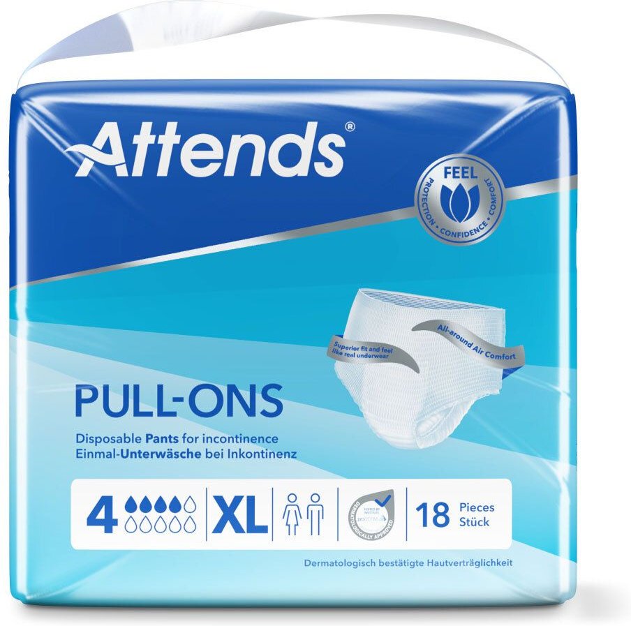 Thumbnail - Attends Pull-Ons 4 XL 18 St Beutel