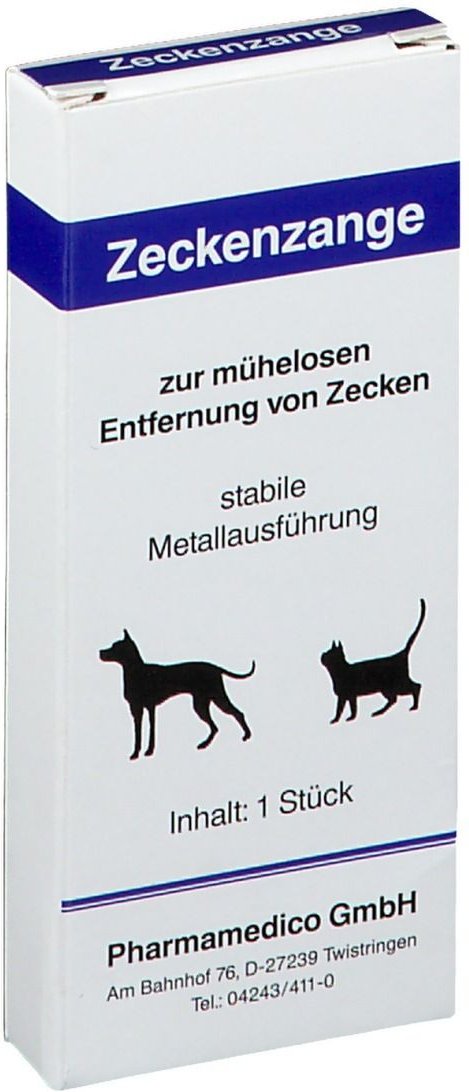 Zeckenzange aus Metall