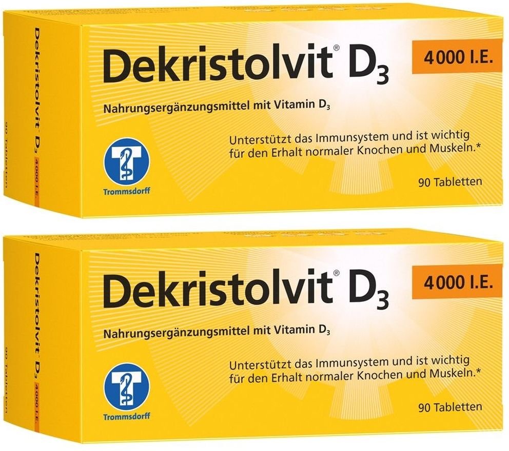 Dekristolvit D3 4000 I.e. Tabletten 2x 2x90 St