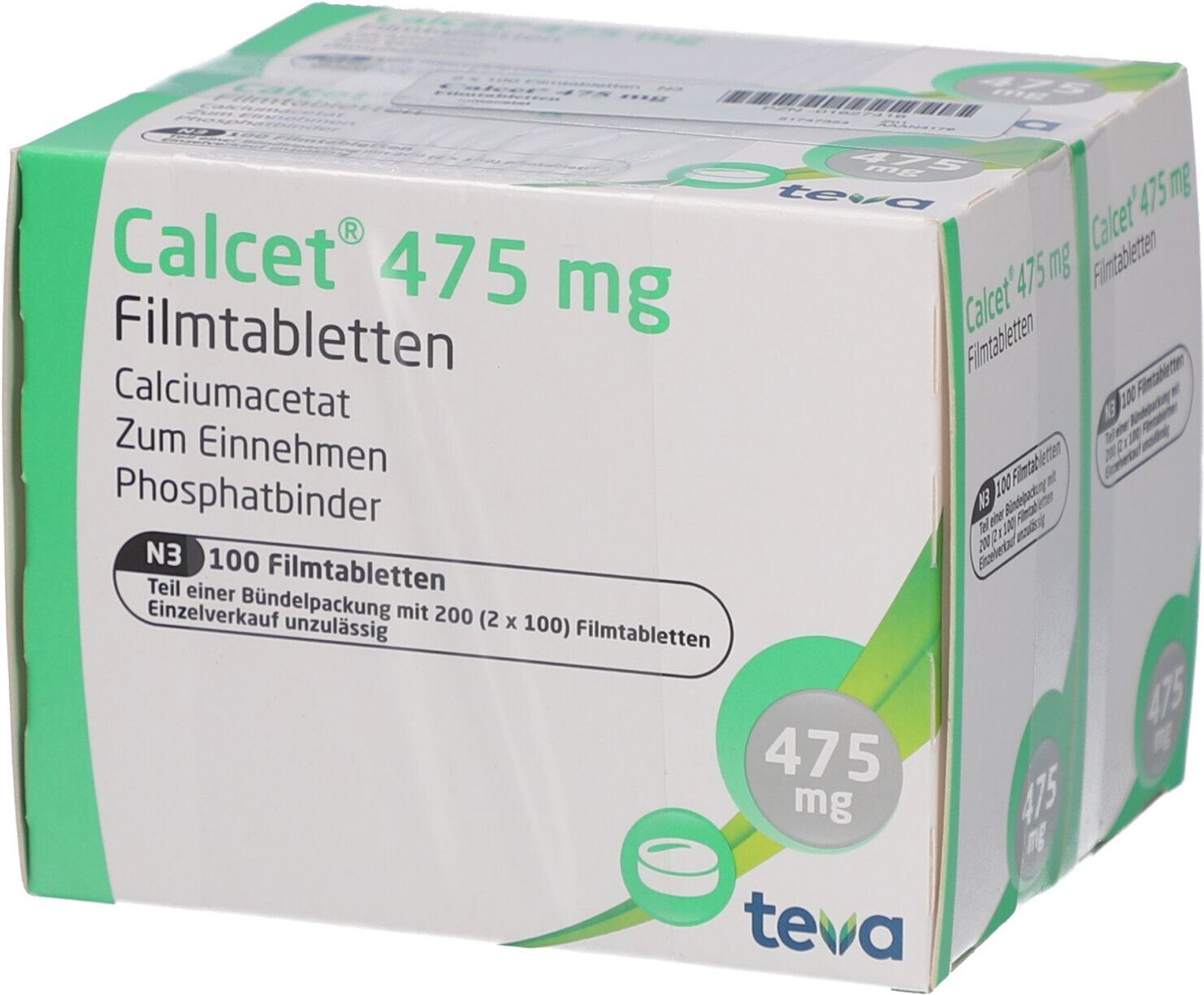Calcet 475 mg Filmtabletten