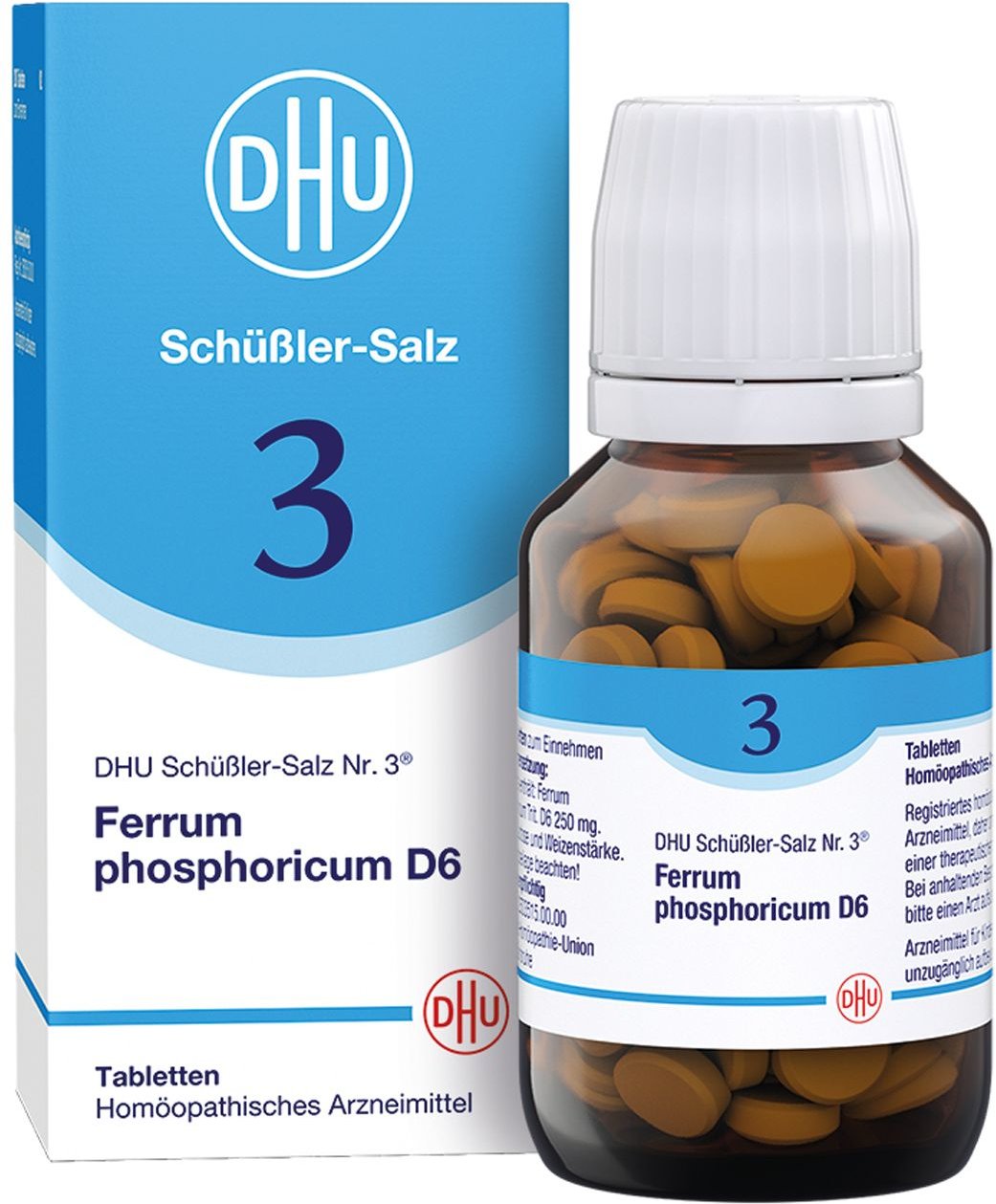 Thumbnail - Biochemie DHU 3 Ferrum phosphoricum D 6 Tabletten 200 St