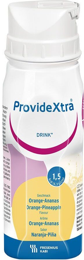 Provide Xtra Drink Orange Ananas Trinkflasche 4x200 ml Lösung