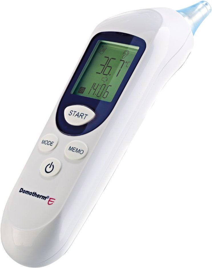 Domotherm E Infrarot-Ohrthermometer schutzhül.frei 1 St Thermometer