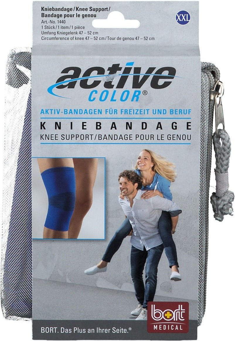 Bort ActiveColor Kniebandage XXL blau 1 St Bandage(s)