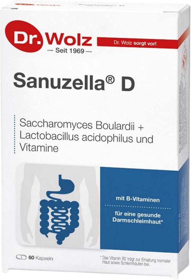 Sanuzella D Zellulose Kapseln 60 St