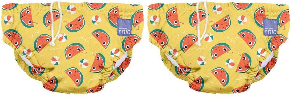 Bambino Mio, Wiederverwendbare Schwimmwindel, Milde Melone, XL (2 Jahre+) x2 2x1 St Windeln