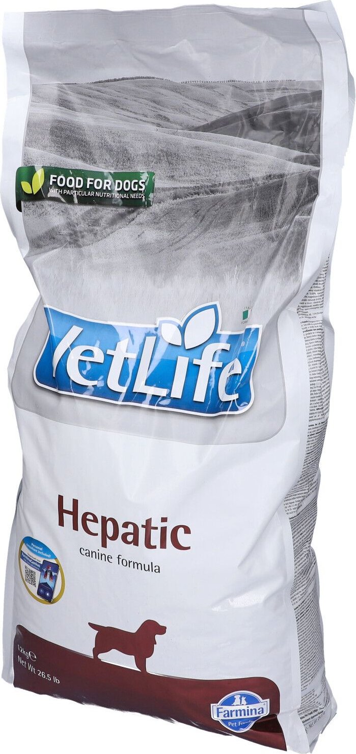 VET Life NAT Diet DOG Hepatic 12000 g Futter