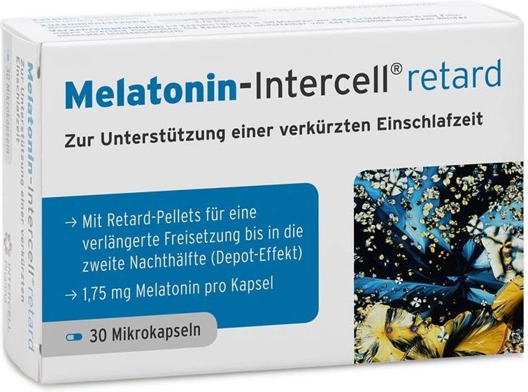 Melatonin-Intercell retard Mikrokaps.m.Ret.Pellets 30 St Retard-Kapseln