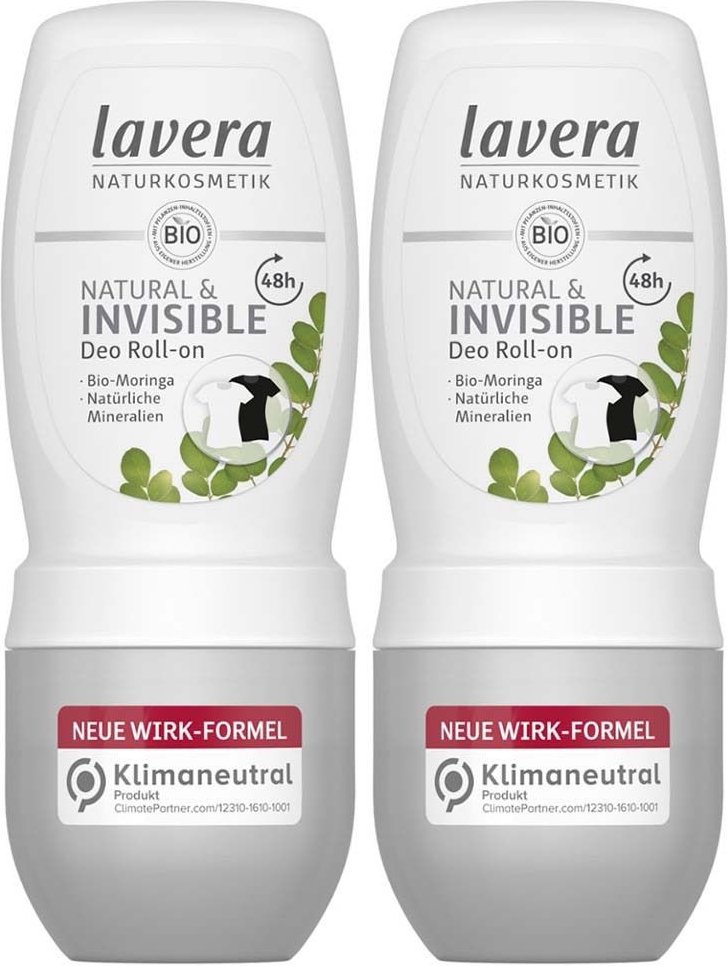 Thumbnail - Lavera Deo Roll-on Natural & Invisible Doppelpack 2x50 ml Körperpflege