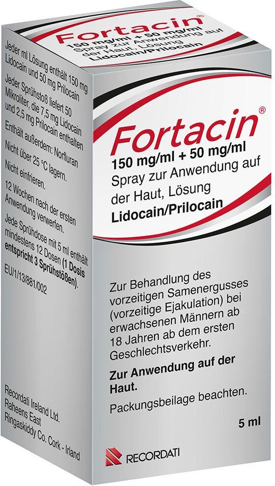 Fortacin 150 mg/ml + 50 Spray z.Anw.a.Haut 5 ml