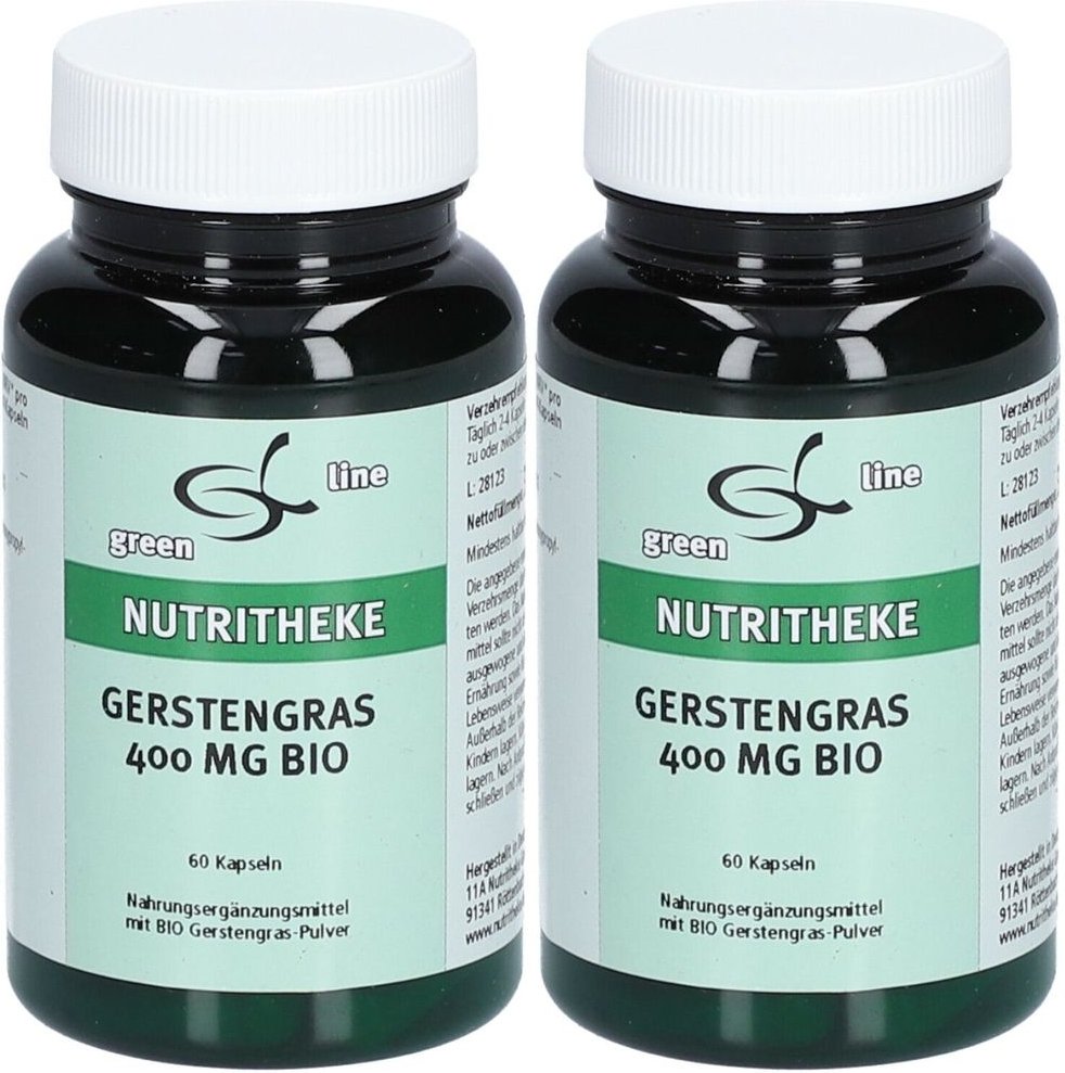 Gerstengras 400 mg Bio Kapseln 2x 2x60 St