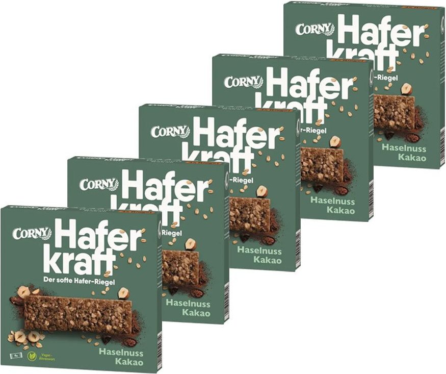 Corny Haferkraft Faltschachtel Haselnuss Kakao 5x4 Stk. St Riegel