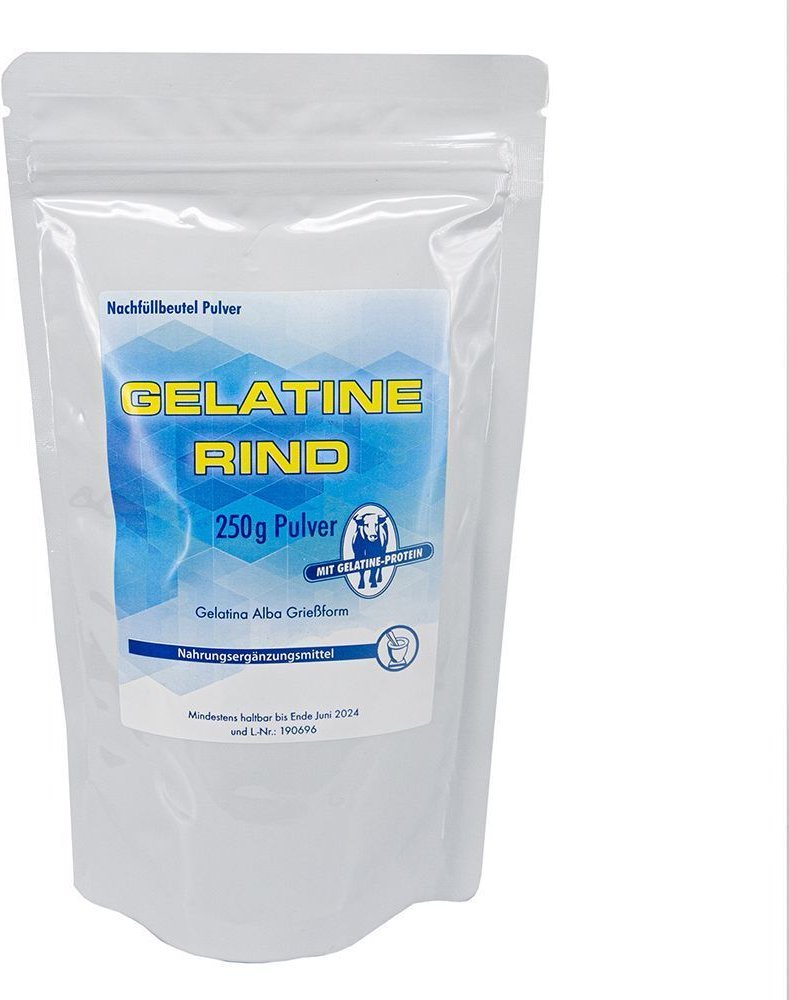Gelatine Rind Pulver Beutel 250 g