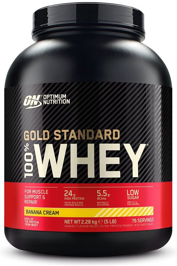 Optimum Nutrition 100 % Whey Gold Standard, Banane, Pulver 2280 g